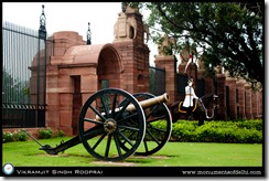 Canon and Guard at Rasthrapati Bhawan